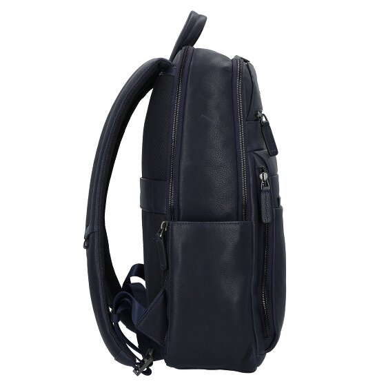 Piquadro Paavo Dagrugzak Leer 43 cm Laptop compartiment