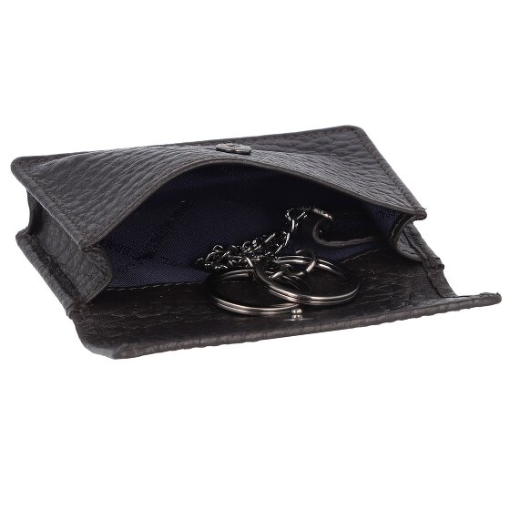 Braun Büffel Yannik Sleutel portemonnee Leer 10 cm