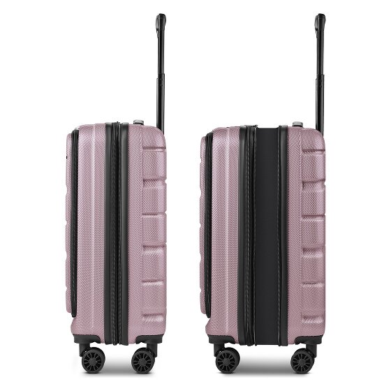 Franky Munich 4.0 4 wielen Cabinewagen 55 cm Laptopvak met uitbreidingsplooi