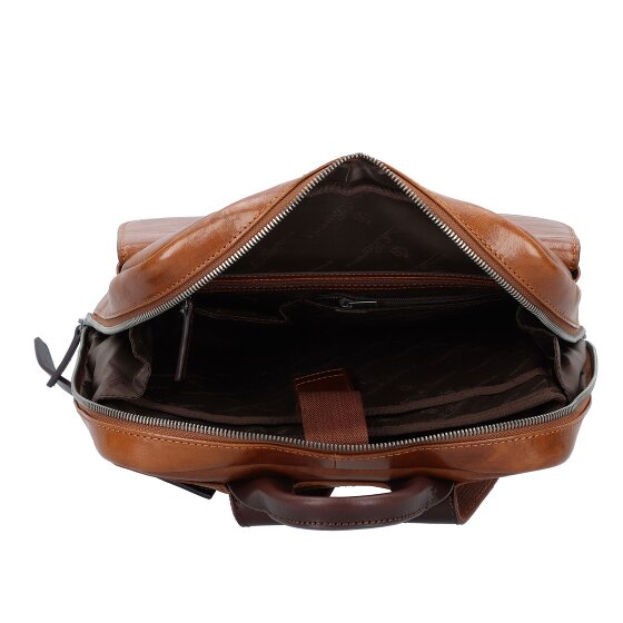Castelijn & Beerens Rien Zakelijke rugzak RFID-bescherming Leder 40 cm Laptopvak