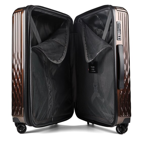 Pack Easy Flow 4 wielen Trolley M 66 cm met uitbreidingsplooi