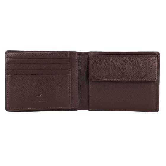 Braun Büffel Prato Portemonnee RFID Leer 12 cm