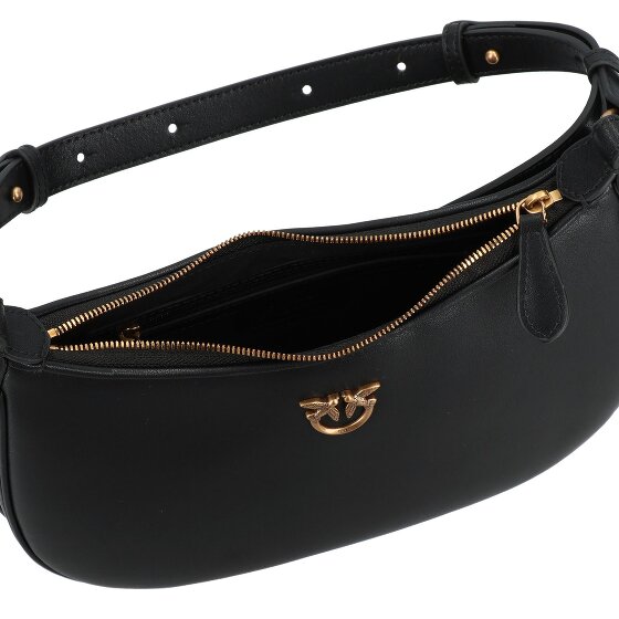 PINKO Half Moon Schoudertas Leer 26 cm