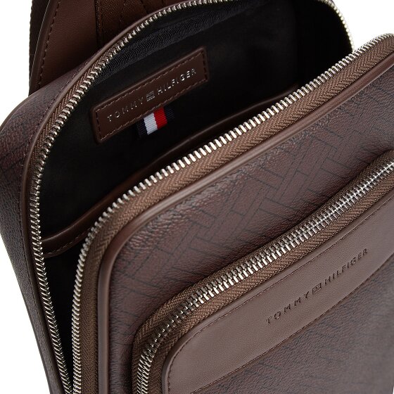 Tommy Hilfiger TH Vlag Slingbag Leer 28 cm