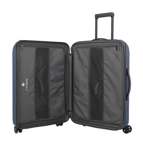 Travelite Dynamiic 4 wielen Kofferset 3-delig met uitbreidingsplooi