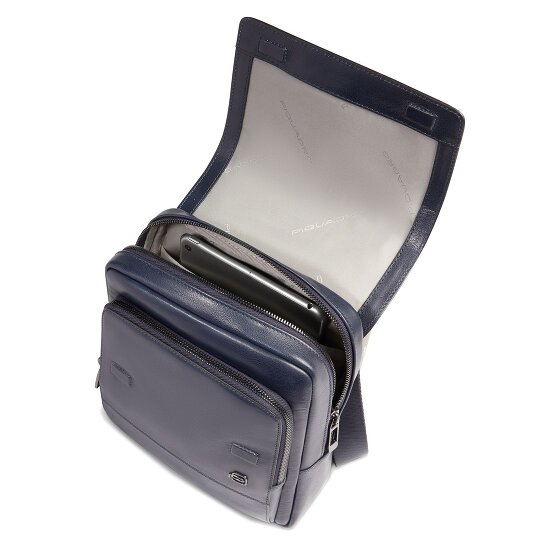 Piquadro Borsello Schoudertas Leer 20 cm