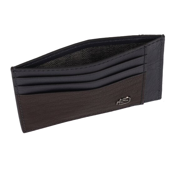 Piquadro Black Square Kredietkaart etui Leer 11 cm