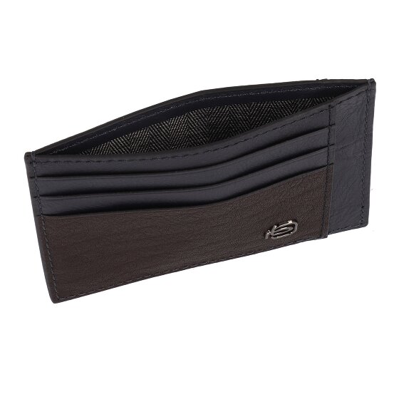 Piquadro Black Square Kredietkaart etui Leer 11 cm