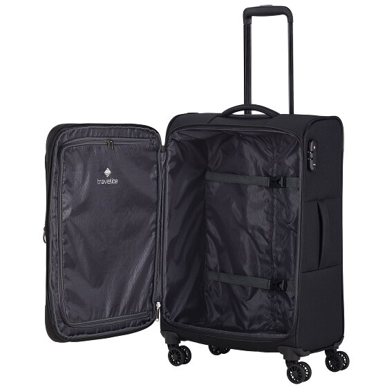 Travelite Chios 4 wielen Trolley 67 cm met uitbreidingsplooi