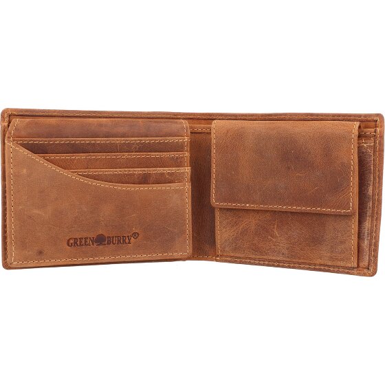 Greenburry Vintage Portemonnee Leer 12 cm