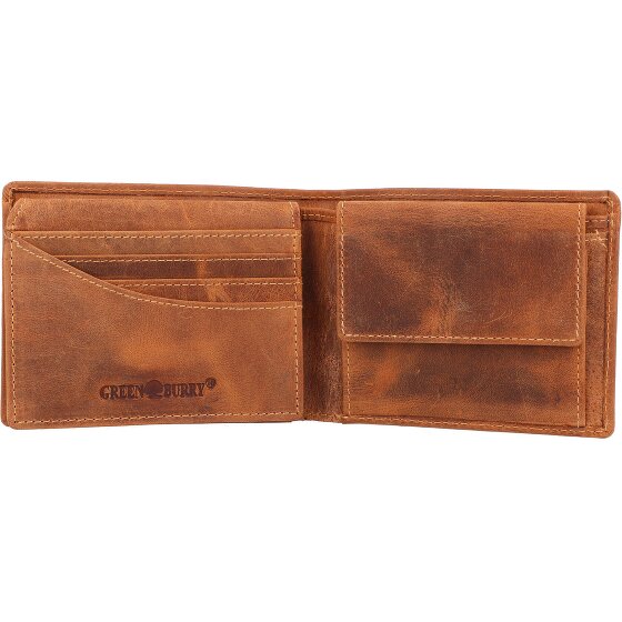 Greenburry Vintage Portemonnee Leer 12 cm