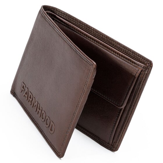 Farmhood Memphis Portemonnee RFID-bescherming Leder 12.5 cm