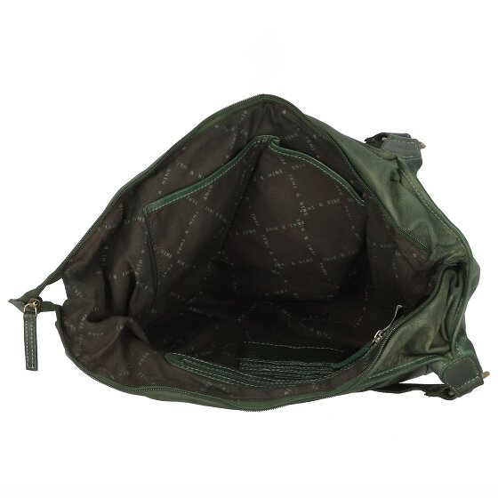 Greenland Nature Femi & Nine Leren Schoudertas 38 cm