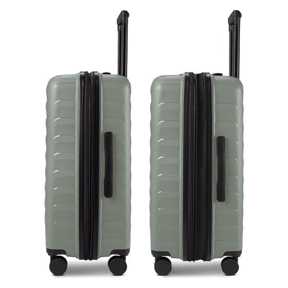 d&n Toronto 4 wielen Trolley M 65 cm met uitbreidingsplooi