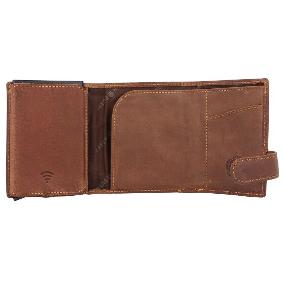 Greenburry Vintage Originele Portemonnee RFID Leer 8,5 cm