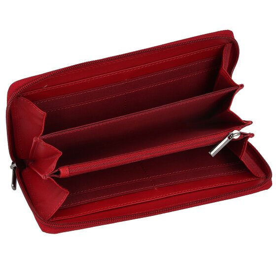 mano Donna Giulia Portemonnee Leer 20 cm