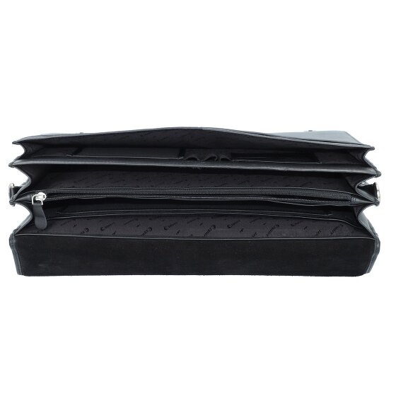 Esquire Oxford aktetas Leer 41 cm Laptopcompartiment