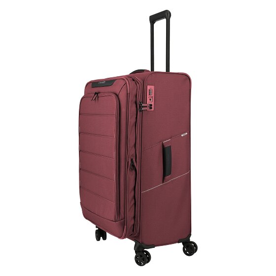 Travelite Skaii 4 wielen Trolley L 78 cm met uitbreidingsplooi