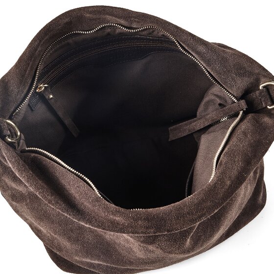 abro Ebony Schoudertas Leder 39 cm