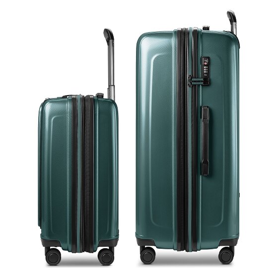 Redolz Essentials 14 4-wiel kofferset 2 stuks laptopvak met rekbare vouw