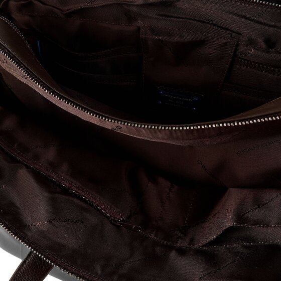 Piquadro Koffer Leer 43.5 cm Laptop compartiment