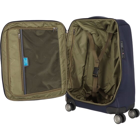 Piquadro Korte 4-wielige cabinewagen 55 cm