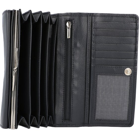 Mika Leren portemonnee 17 cm