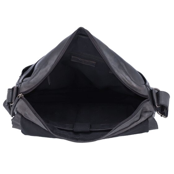 Greenburry GBVT Messenger Leder 38 cm Laptopcompartiment
