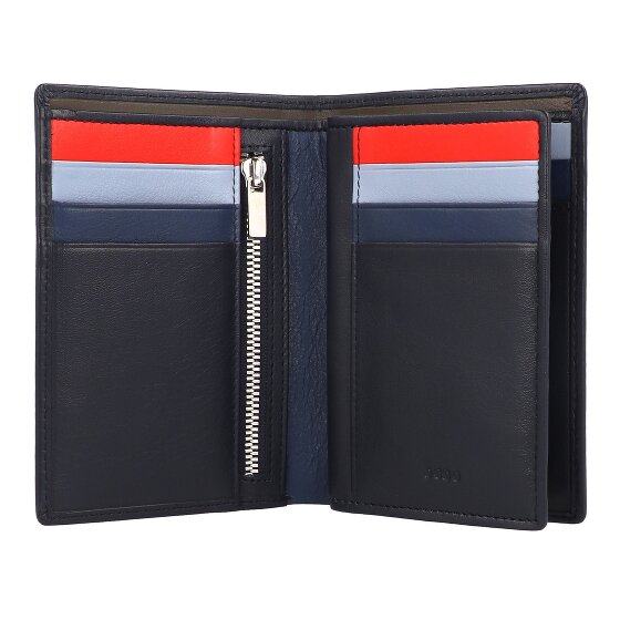 DuDu Tiberio Portemonnee RFID-bescherming Leder 9.5 cm