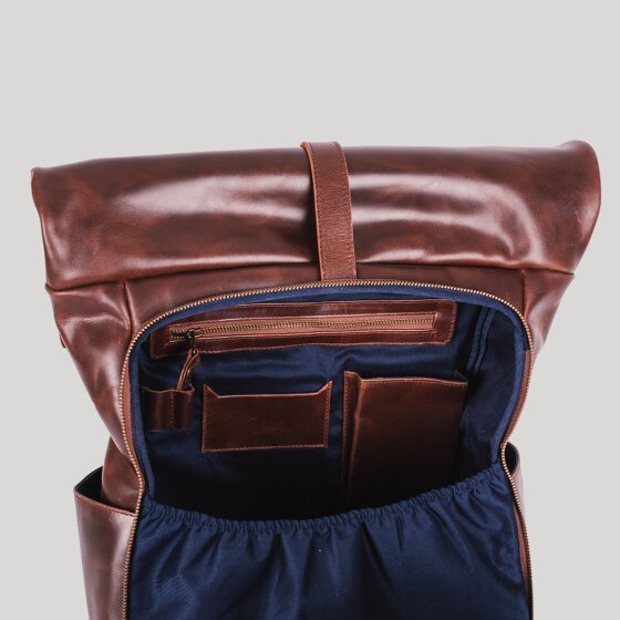 Buckle & Seam Nomad Zakelijke rugzak Leer 61 cm Laptop compartiment