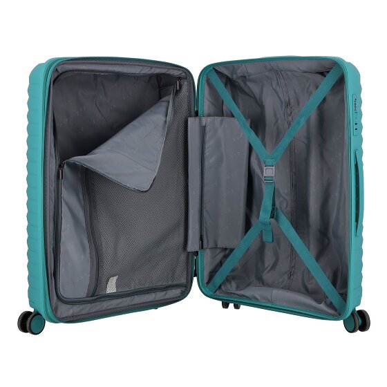 d&n Travel Line 4500 4 wielen Kofferset 3-delig met uitbreidingsplooi