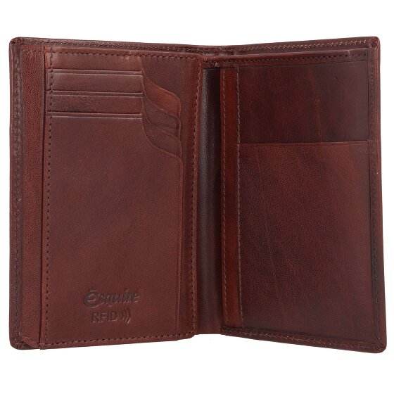 Esquire Toscana Passetui Portemonnee RFID Leer 10 cm