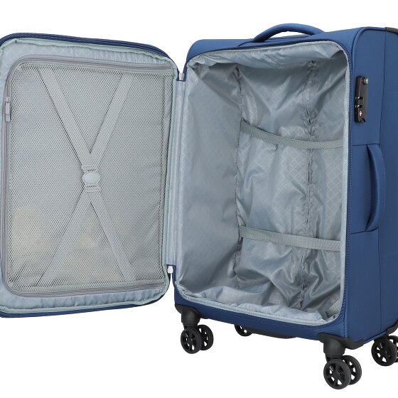 d&n Travel Line 6404 4-wielige trolley 68 cm