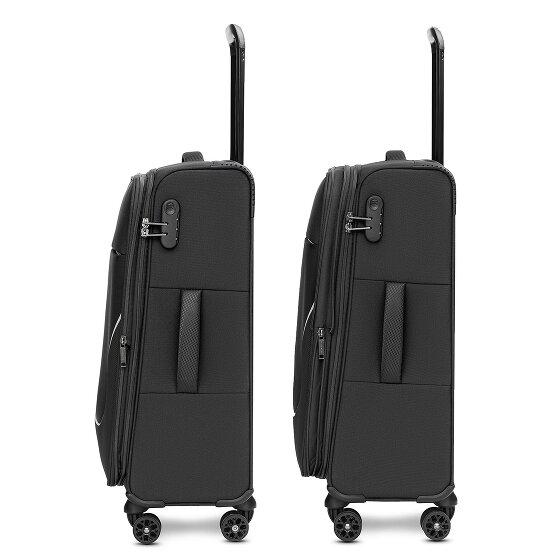 Stratic taska 4-wiel trolley M 65 cm met uitvouwbare plooi