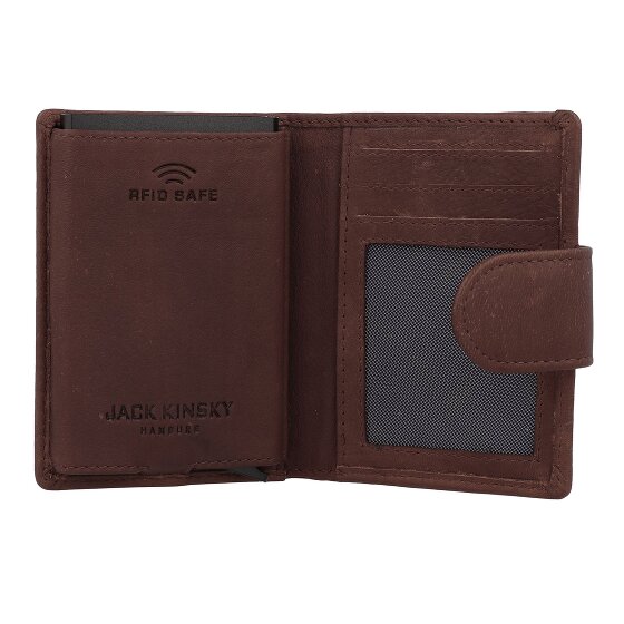 Jack Kinsky Aruba Portemonnee RFID-bescherming Leer 7.5 cm