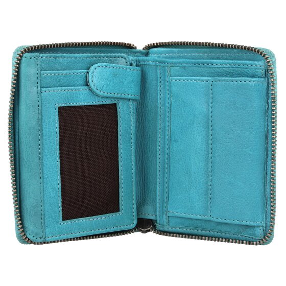 Greenburry Vintage Gewassen Leren Portemonnee 10 cm