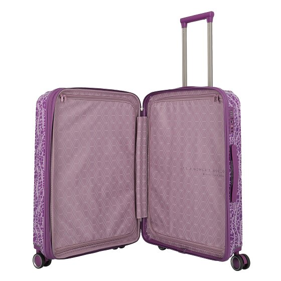 Travelite Lascana Edition 4 wielen Trolley M 65 cm met uitbreidingsplooi