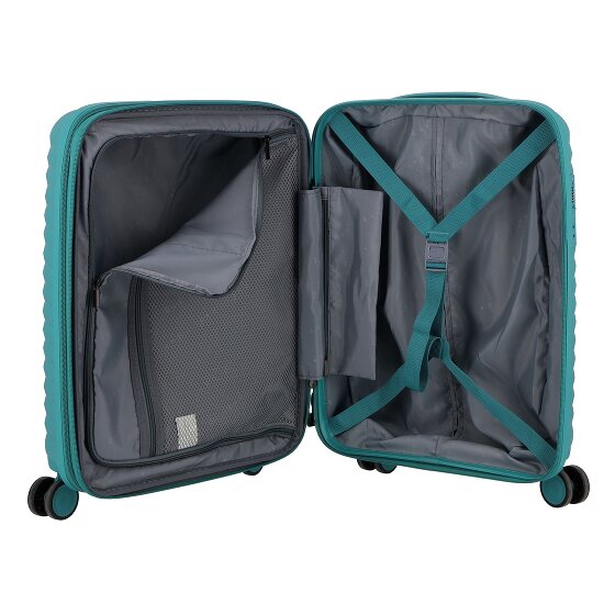 d&n Travel Line 4500 4 wielen Cabinewagen S 55 cm met uitbreidingsplooi