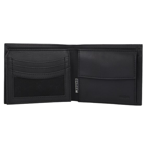 oxmox Leather Portemonnee RFID-bescherming Leer 12 cm