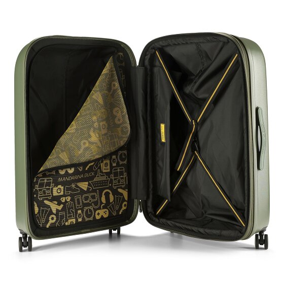 Mandarina Duck Logoduck + 4 wielen Trolley L 75 cm