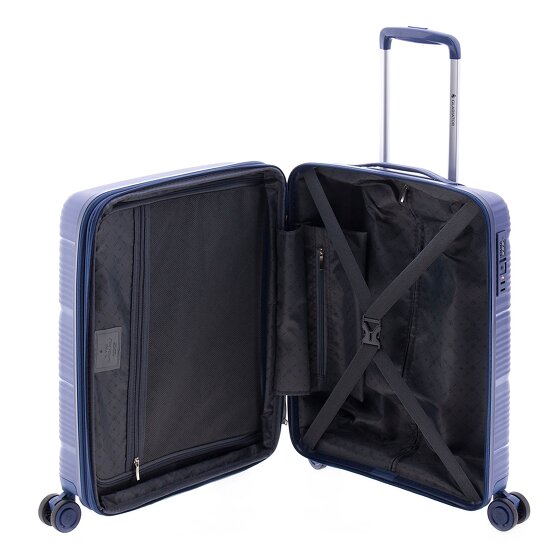 Gladiator 0800 4 wielen Trolley 55 cm met uitbreidingsplooi