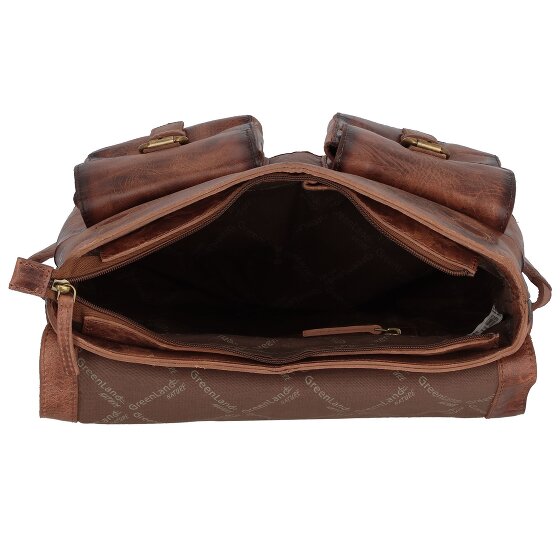 Greenland Nature Mascu & Line Leren Rugzak 39 cm Greenland Nature Mascu & Line Leren Rugzak 39 cm