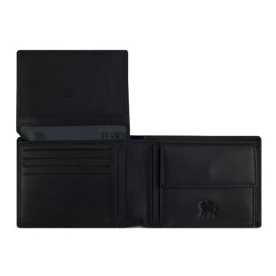 mano Don Andrea Portemonnee RFID-bescherming Leer 12 cm