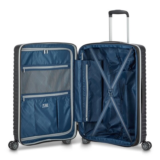 MODO by Roncato Vega 4 wielen Kofferset 3-delig met uitbreidingsplooi