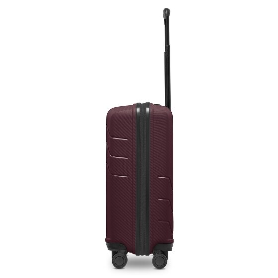 Redolz Essentials 17 4-wiel cabine trolley 55 cm soft-pocket laptop compartiment