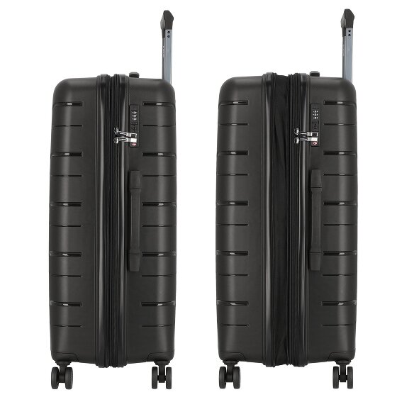 Polestream Strz by Asteroid 4 wielen Trolley L 74 cm met uitbreidingsplooi