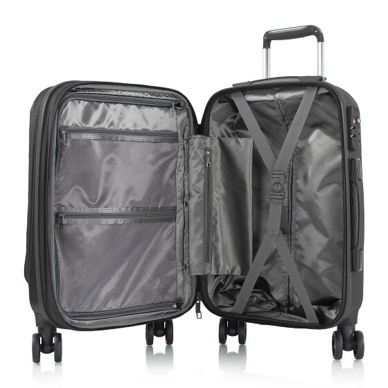 Heys Vantage 4 wielen Cabinewagen S 55 cm met uitbreidingsplooi