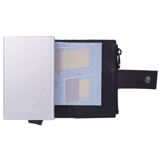 Strellson Carter C-Four Kredietkaart etui RFID-bescherming Leer 6.5 cm