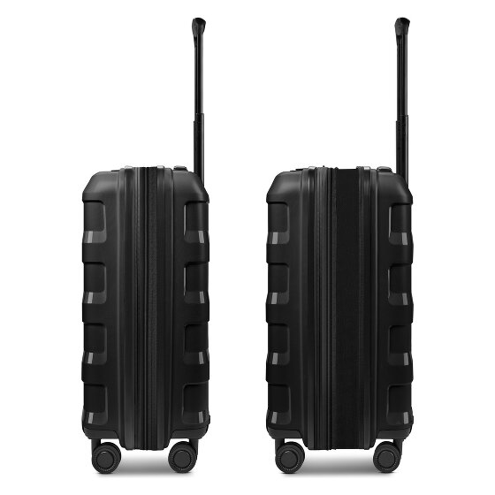 Redolz Pro PP 4 wielen Cabinewagen 55 cm met uitbreidingsplooi