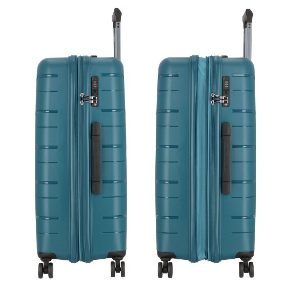 Polestream Strz by Asteroid 4 wielen Trolley L 74 cm met uitbreidingsplooi